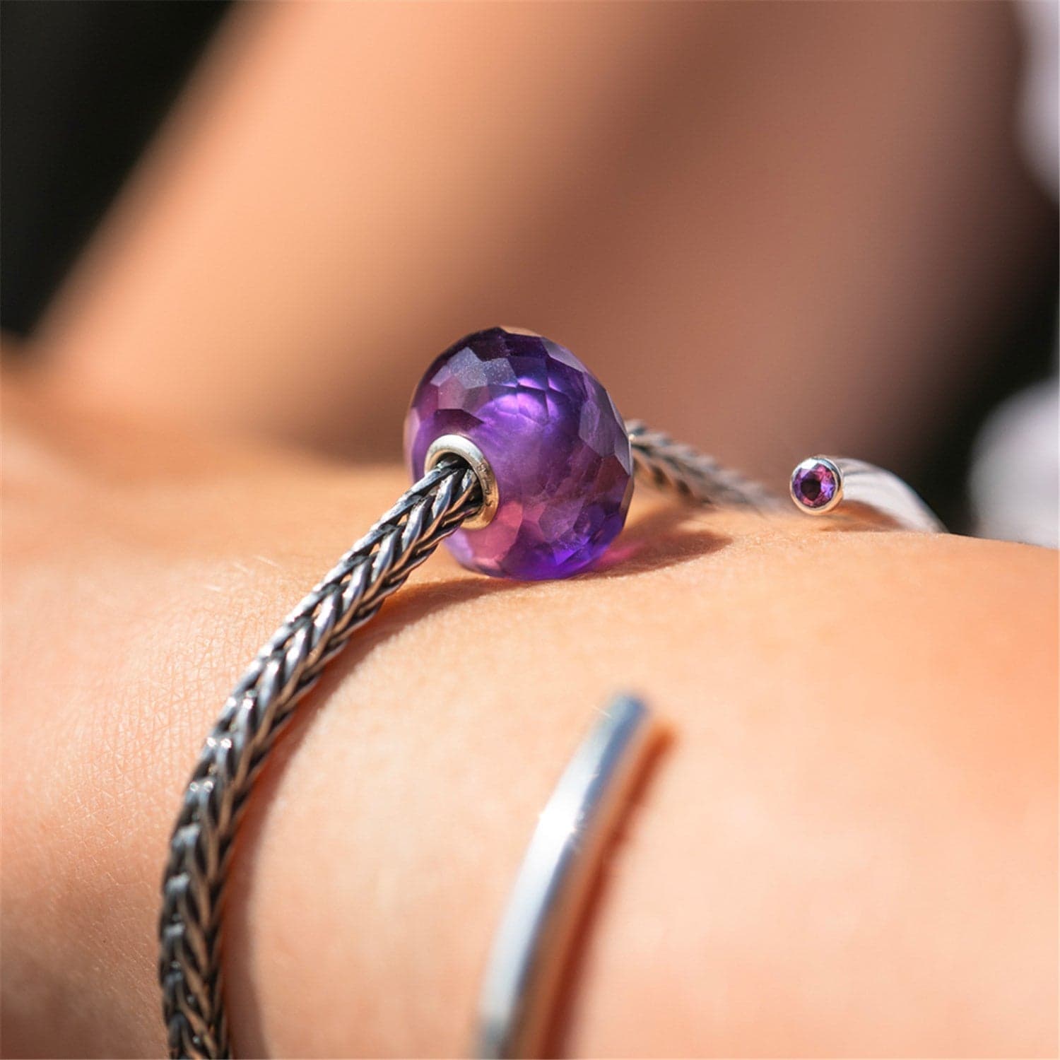 Amethyst Power Bangle - XXS 5