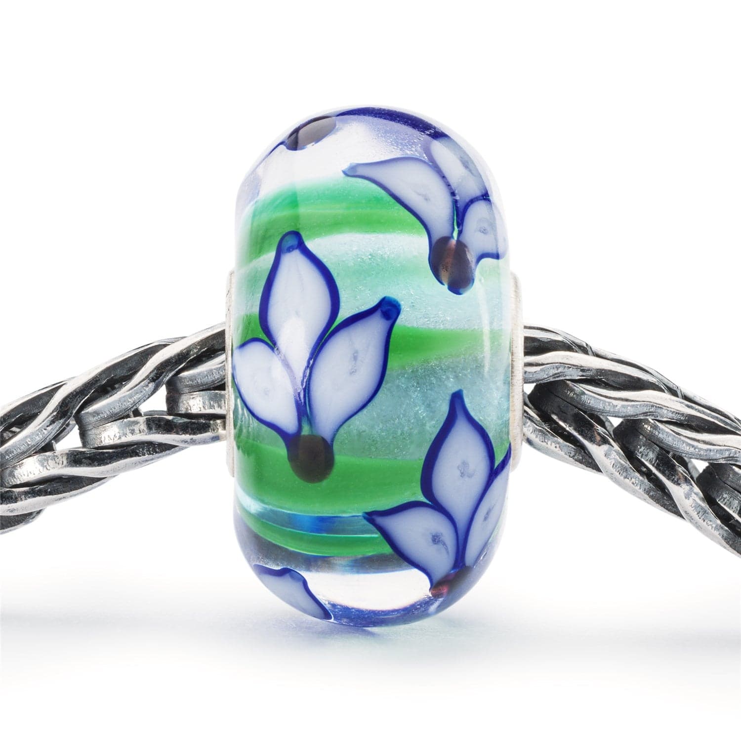 Blue Iris Bloom Bead 6