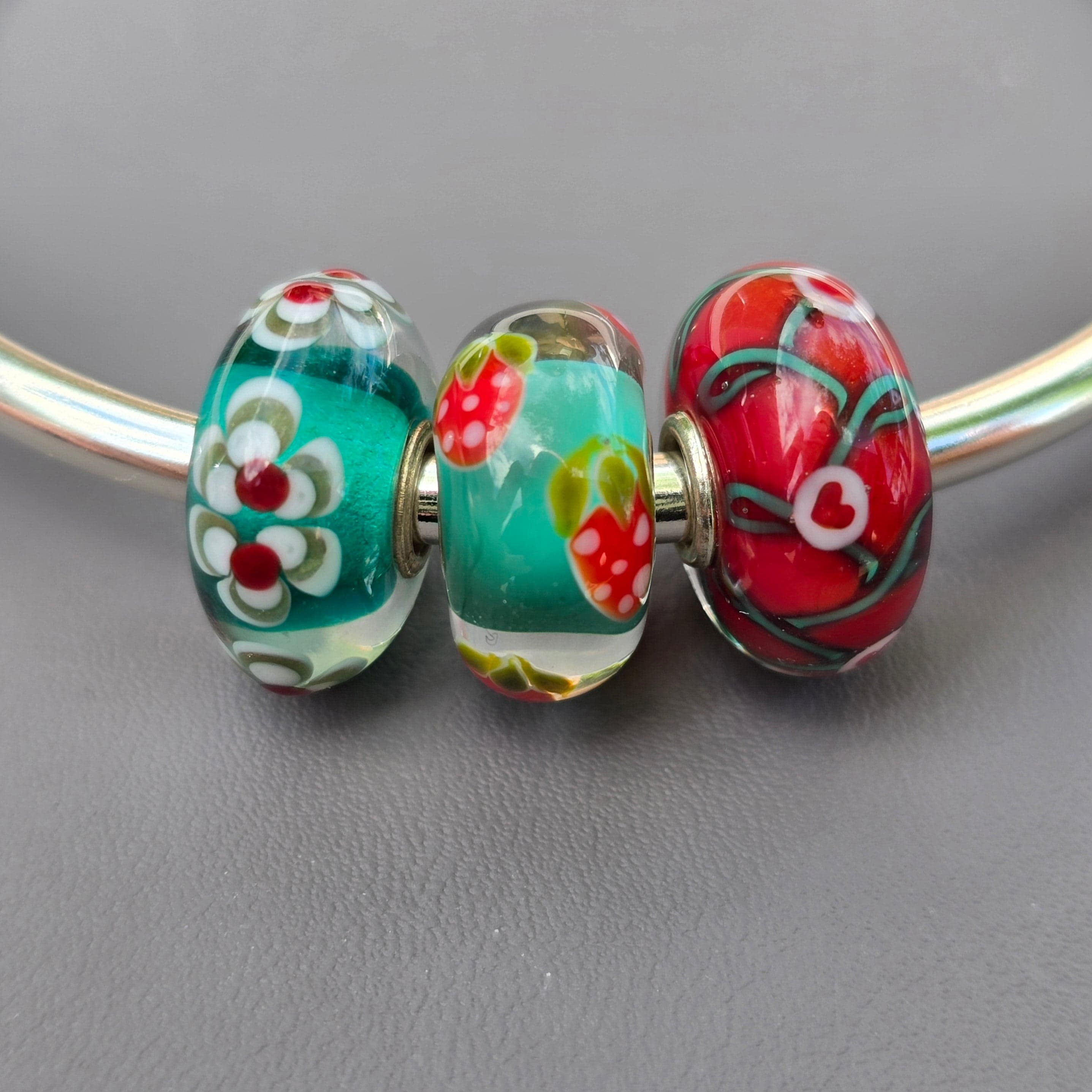 Strawberry Stroll Unique Trio