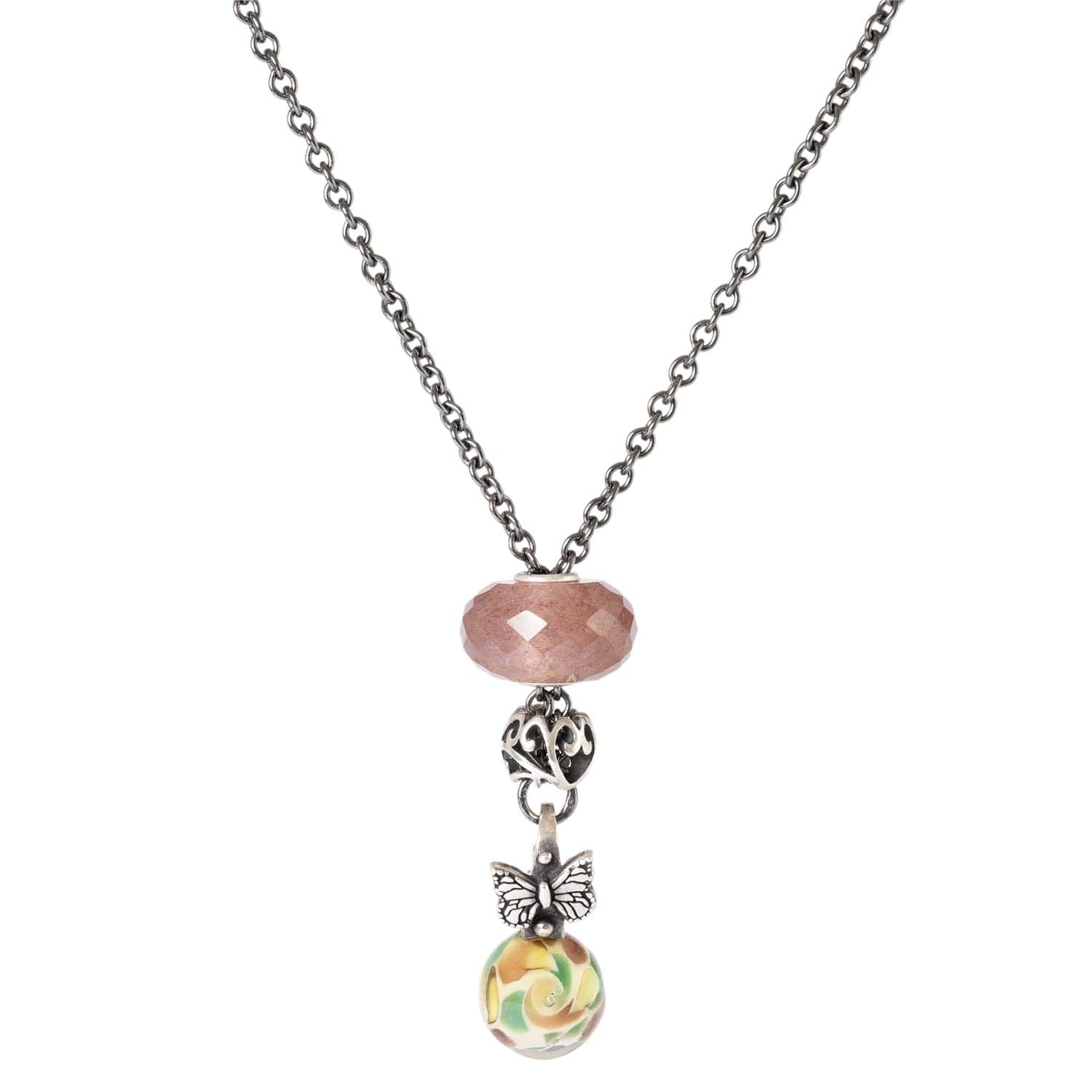 Butterfly Garden Changeable Necklace - Butterfly Garden Changeable Necklace 80cm