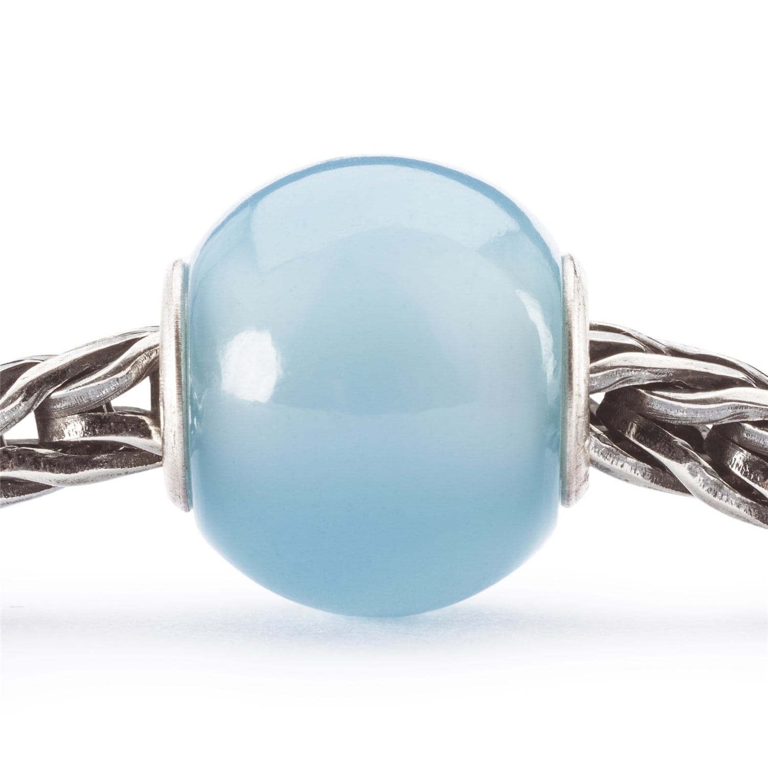 Round Light Blue Agate Bead 5
