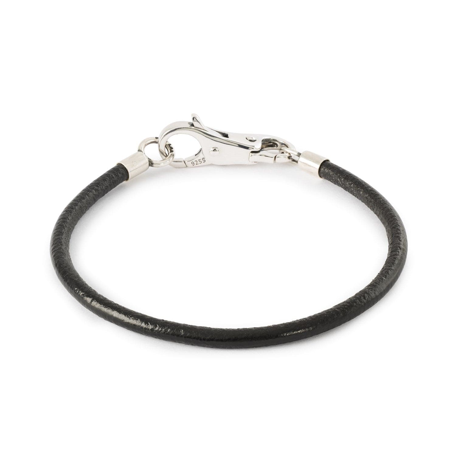 Leather Bracelet Black - 7.9 5