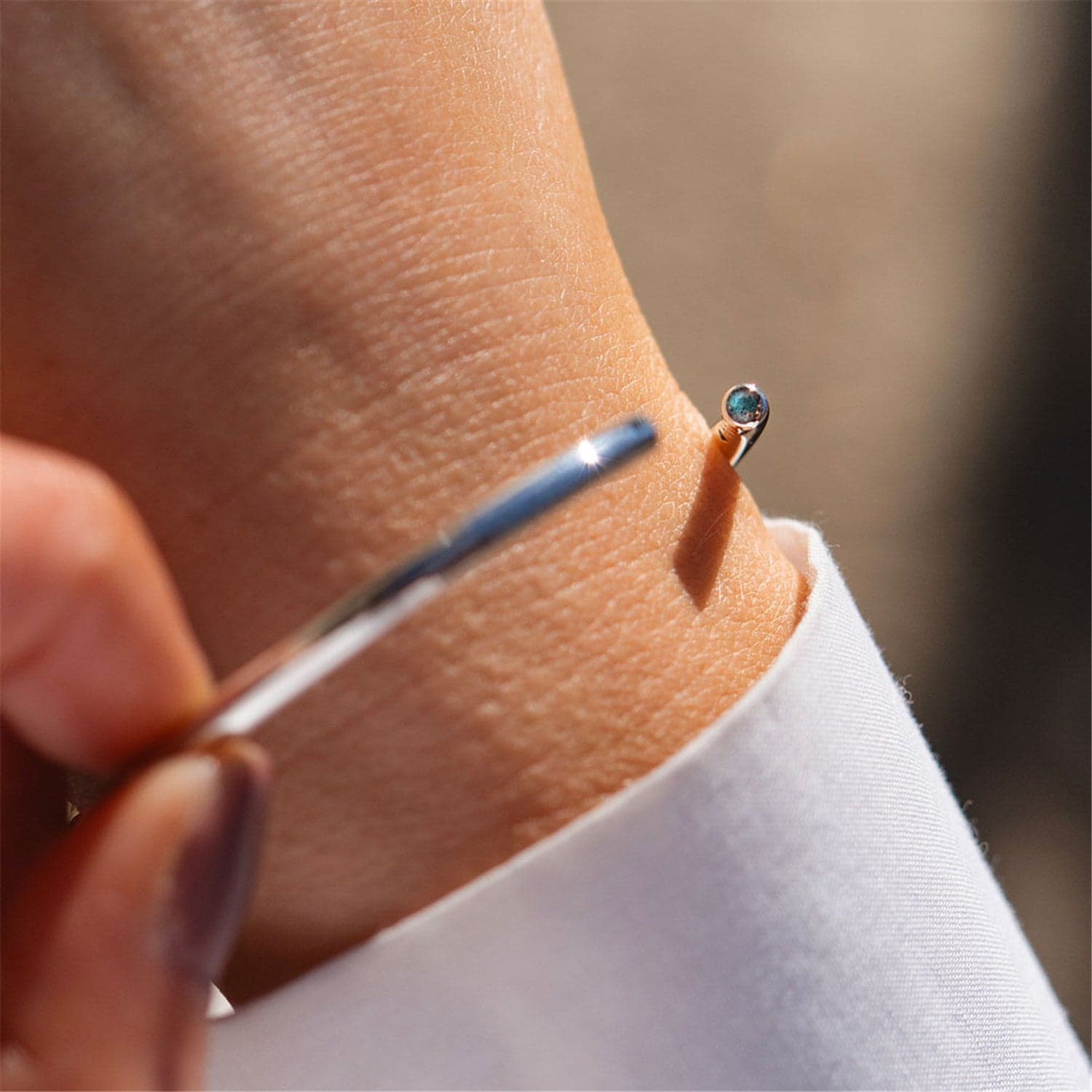 Labradorite Power Bangle - XS 2