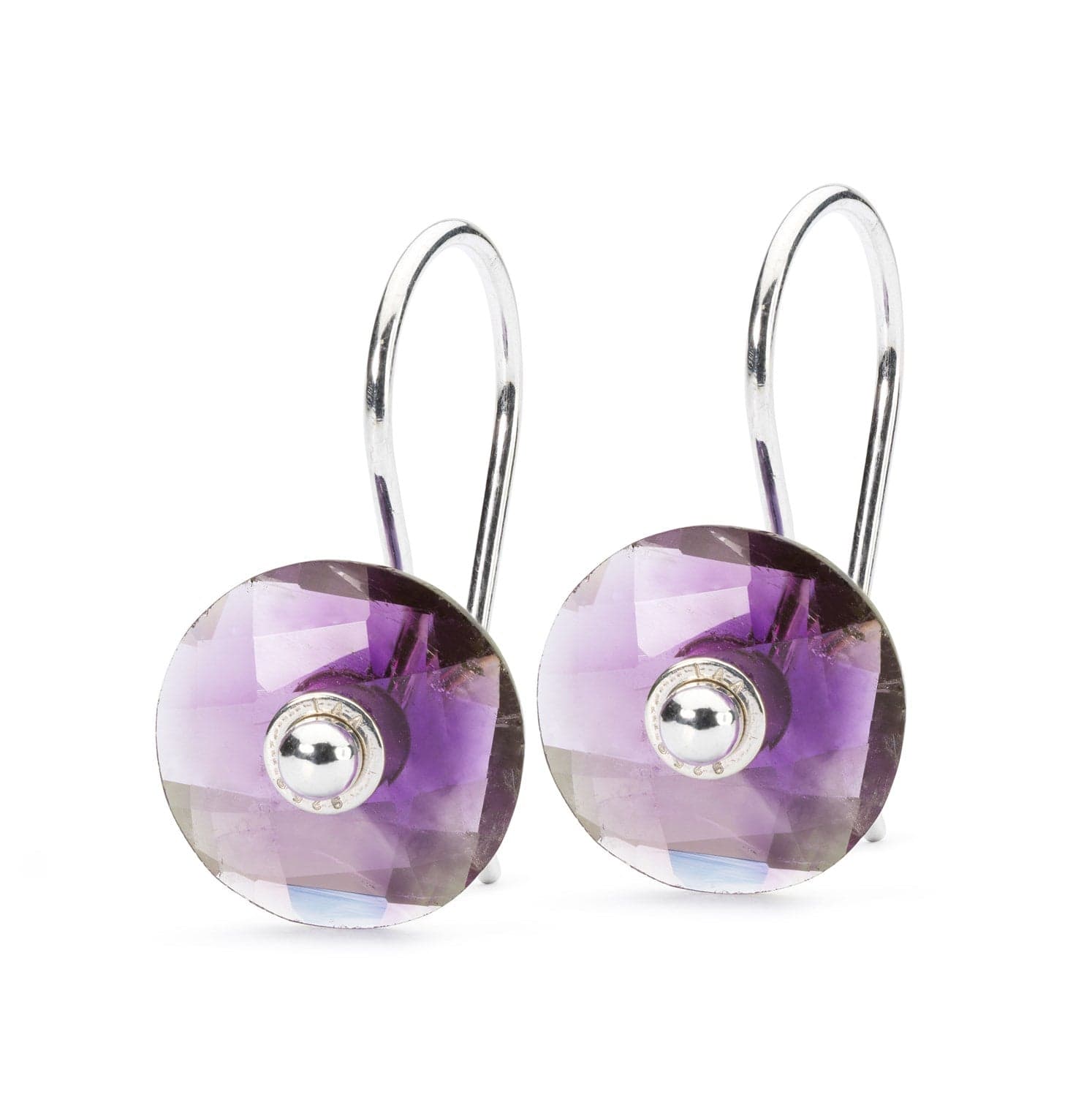 Amethyst Pendants with Earring Hooks