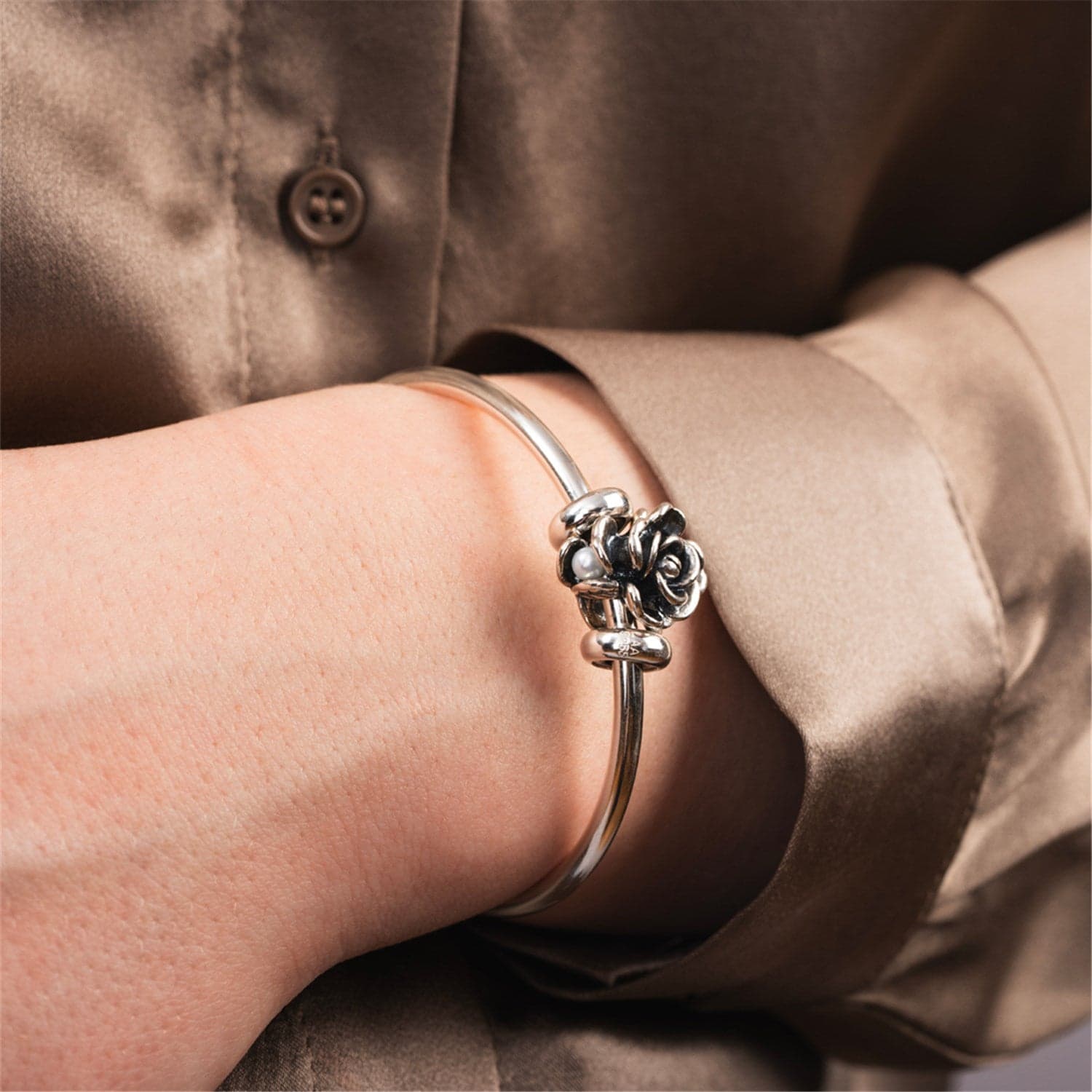 Rose of June Bangle - XXS 2