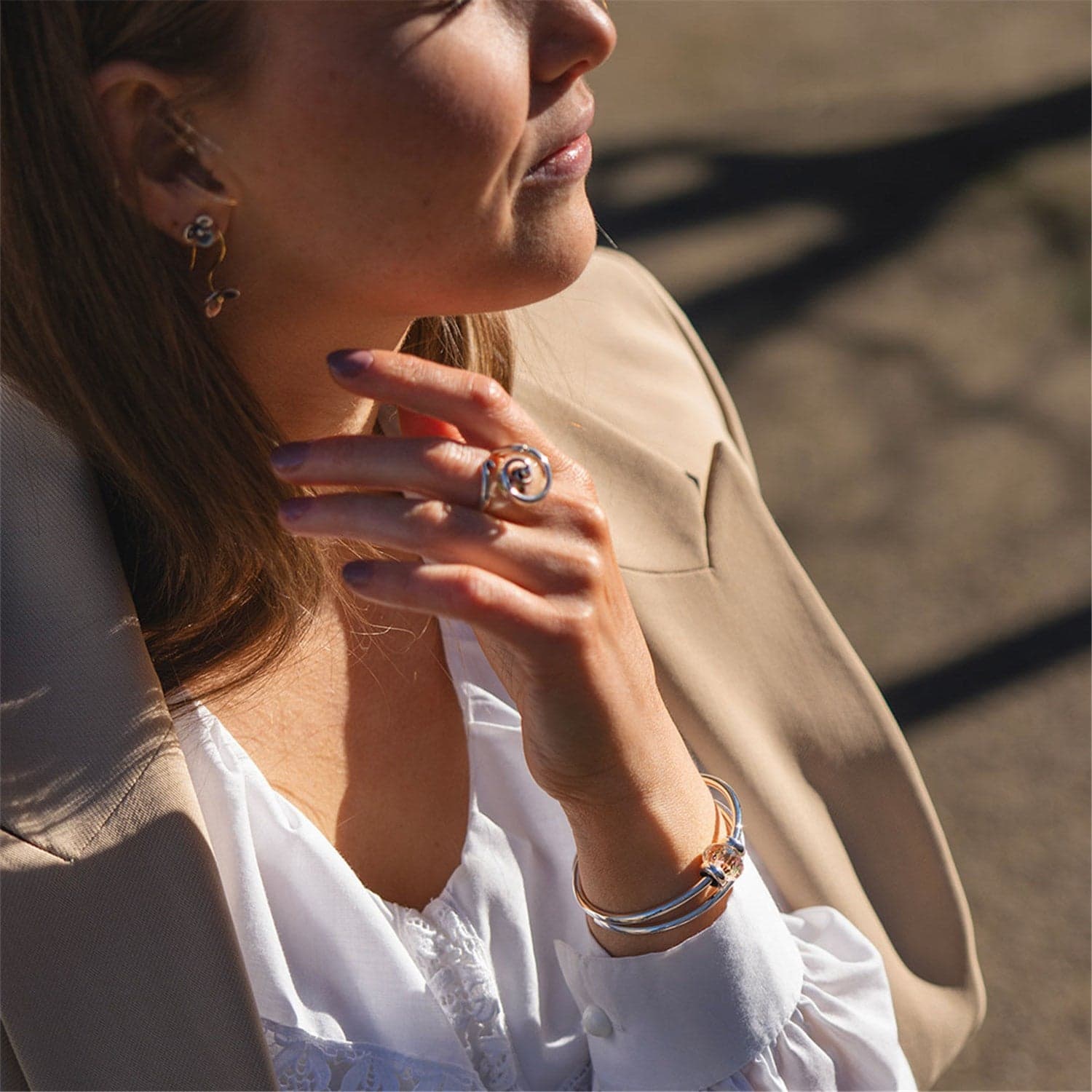 Labradorite Power Bangle - XS 5