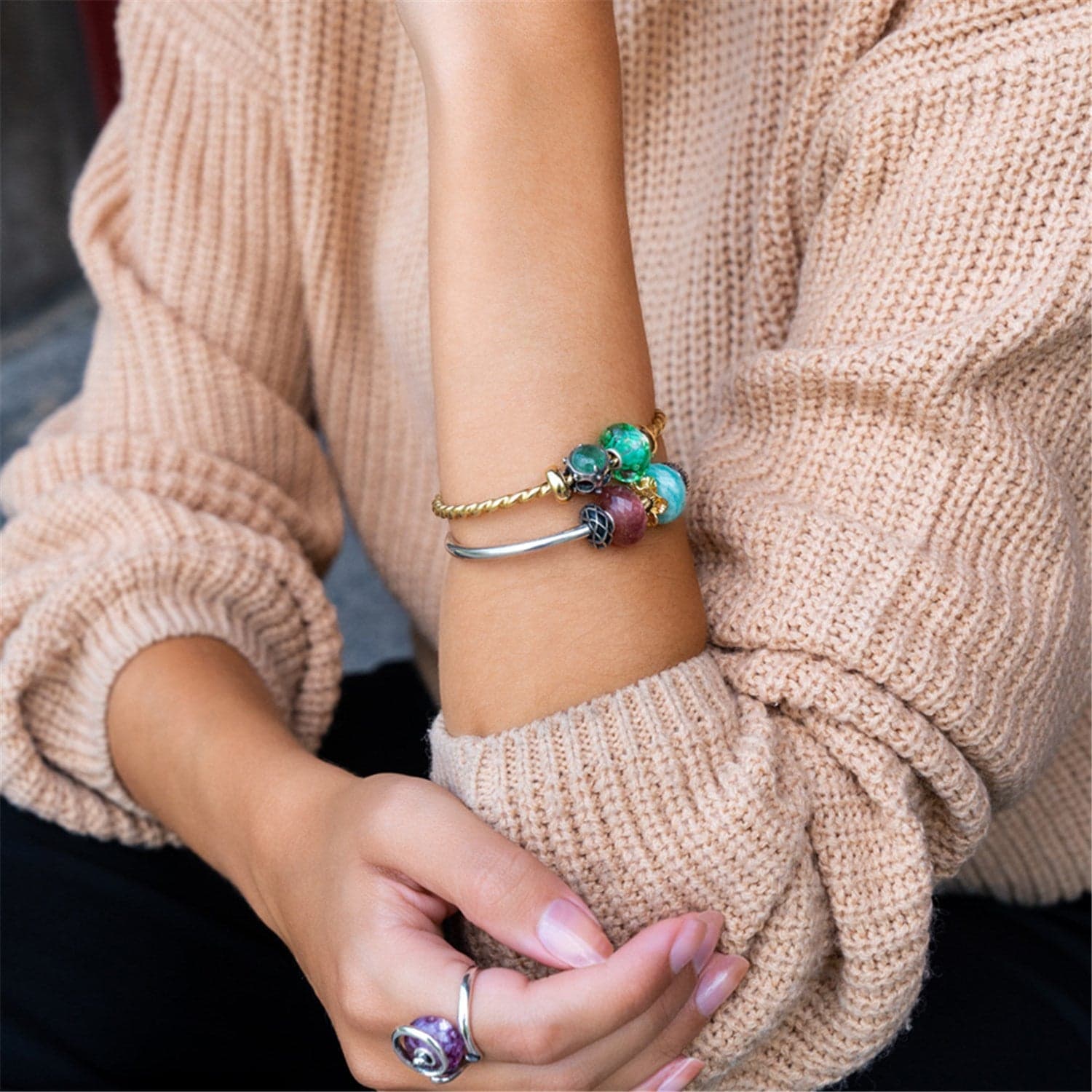 Swirling Fantasy Ring - 8 3/4 6