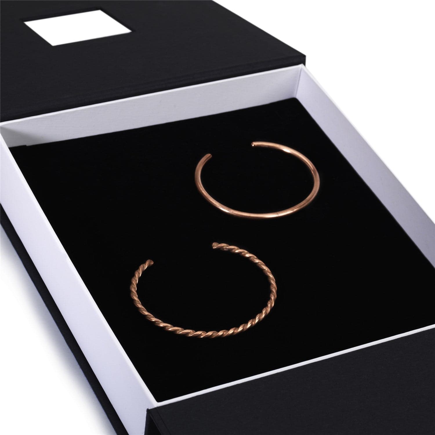 Exclusive Copper Bangle Set - L