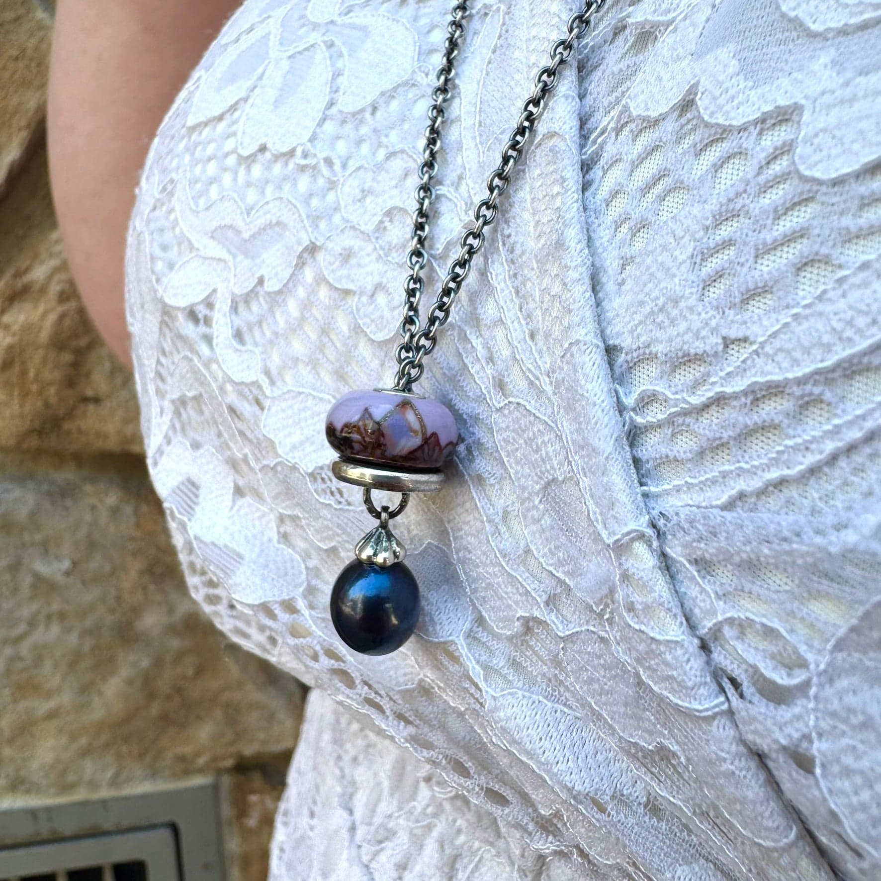 Purple Mountain Fantasy Necklace - 47.2 2