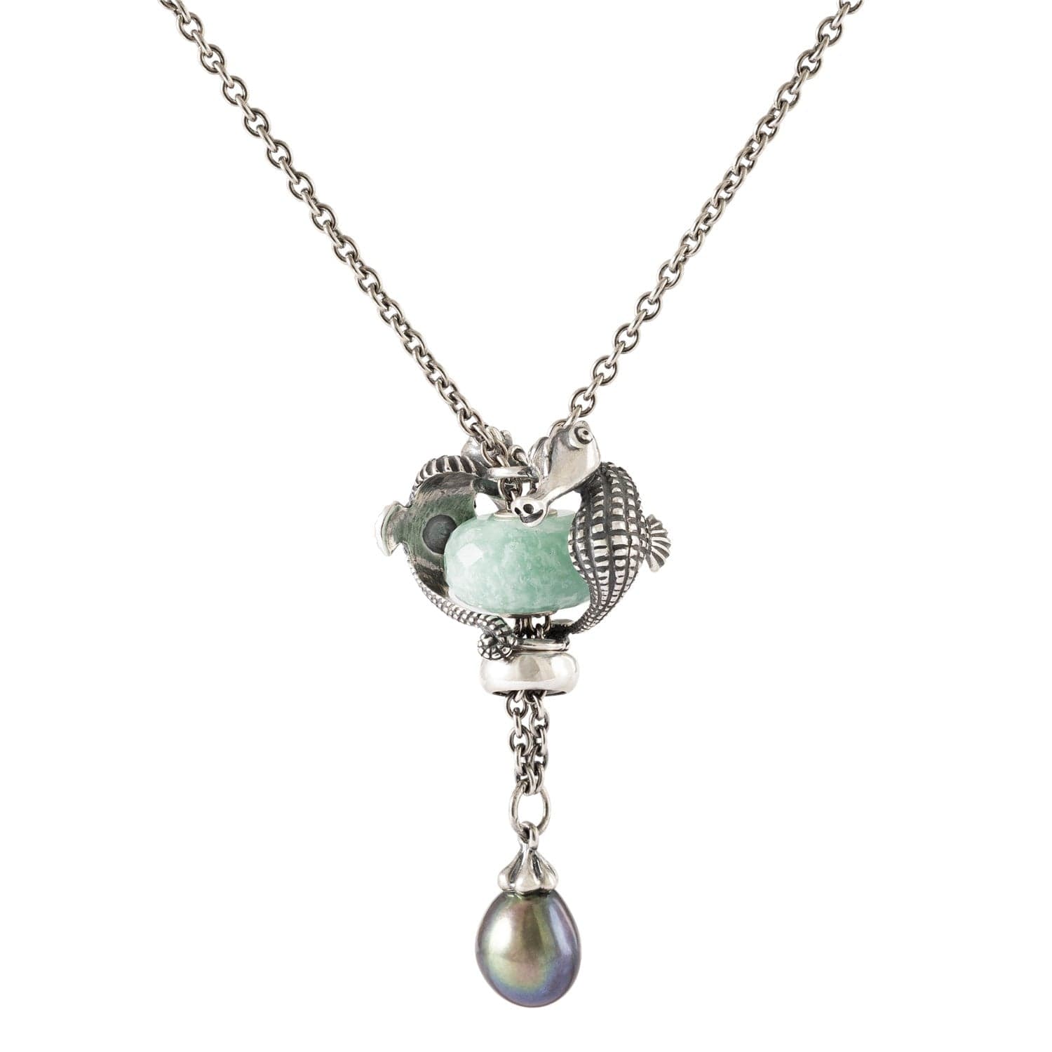 Dancing Seahorses Necklace - 39.4 8