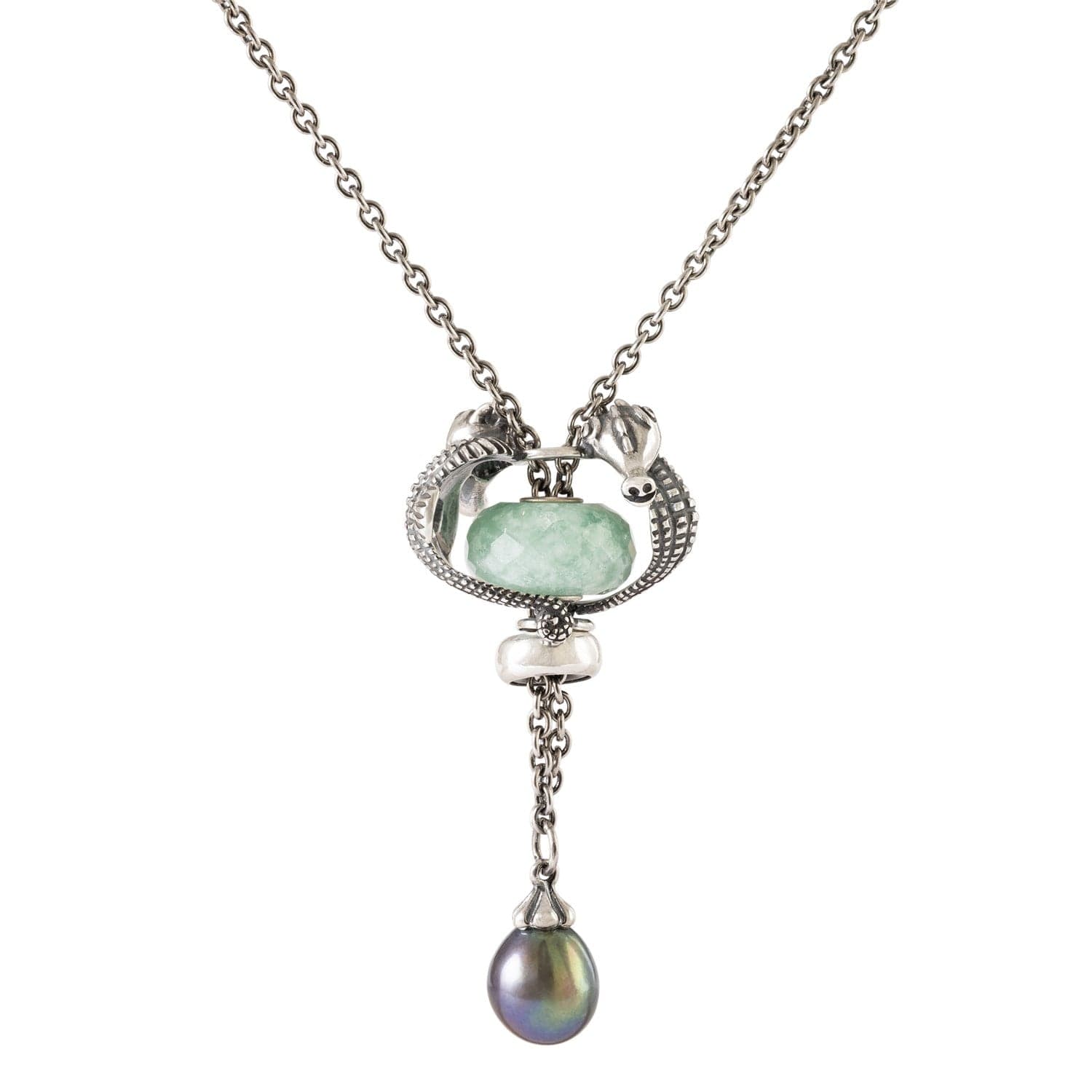 Dancing Seahorses Necklace - 39.4 5