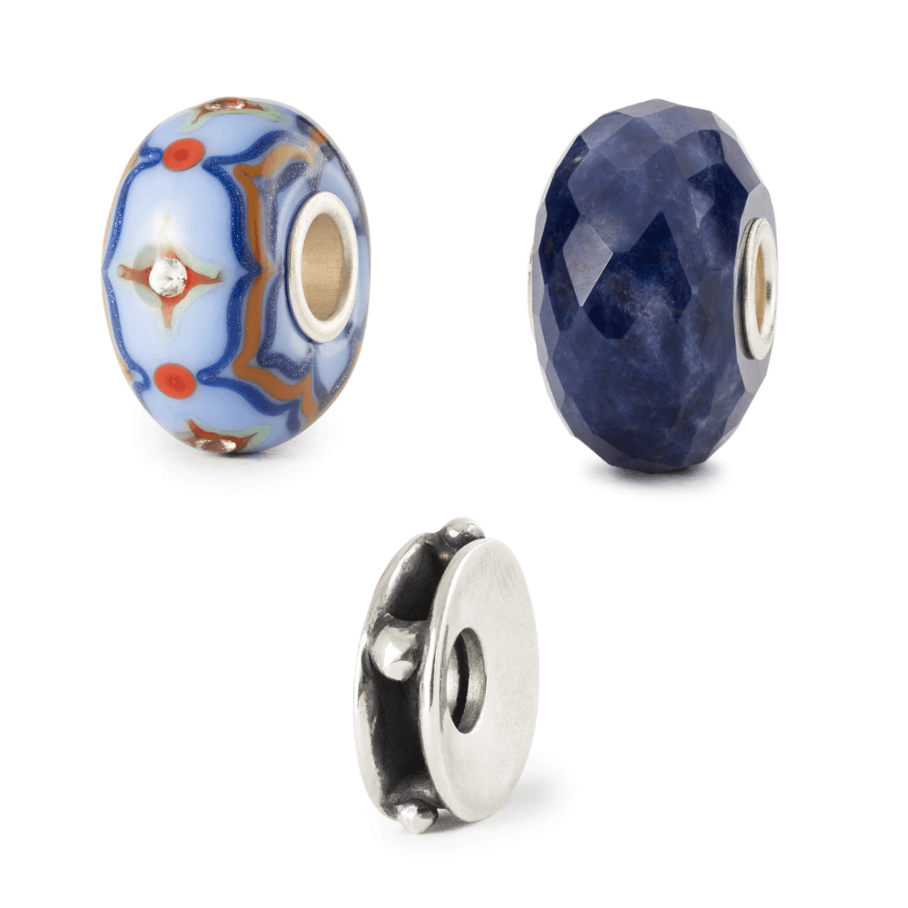 Azure Porcelain Gleam Trio