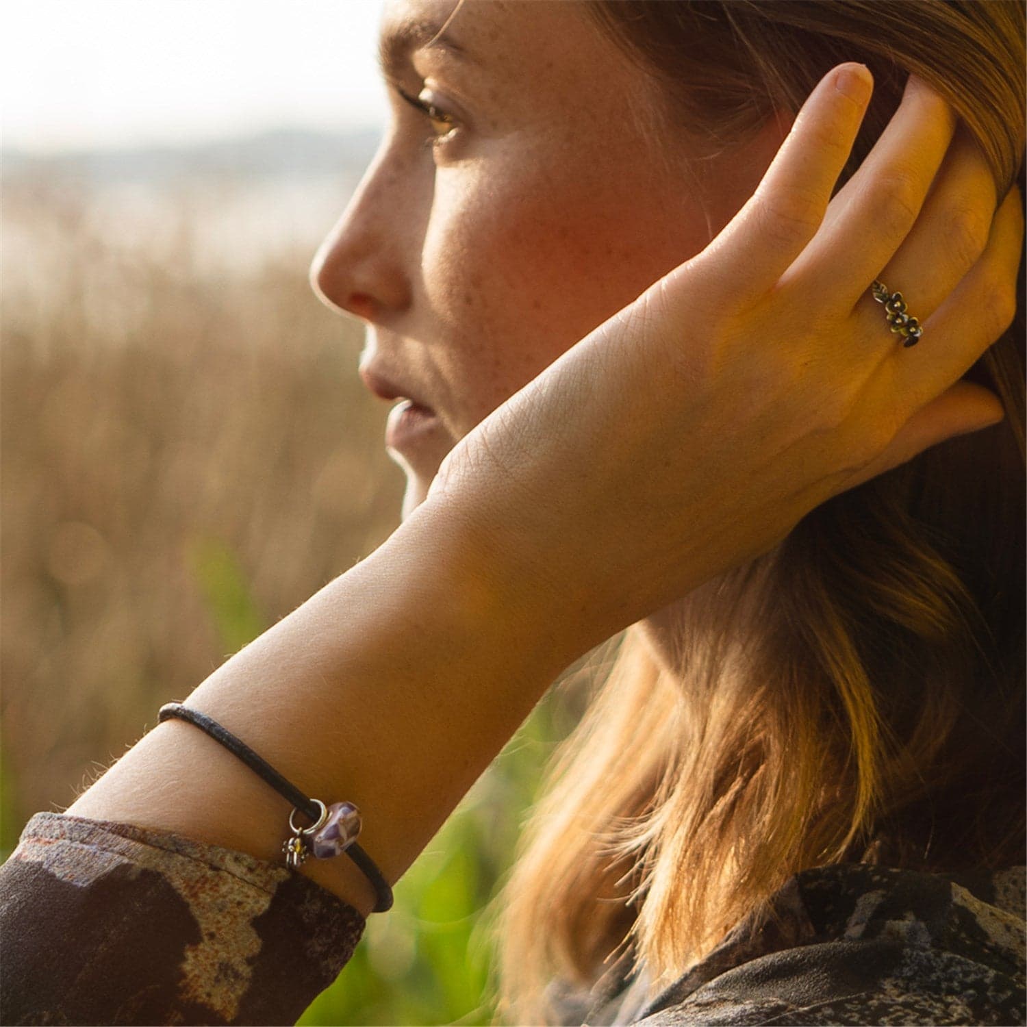 Bound by Love Leather Bracelet - 8.3 3