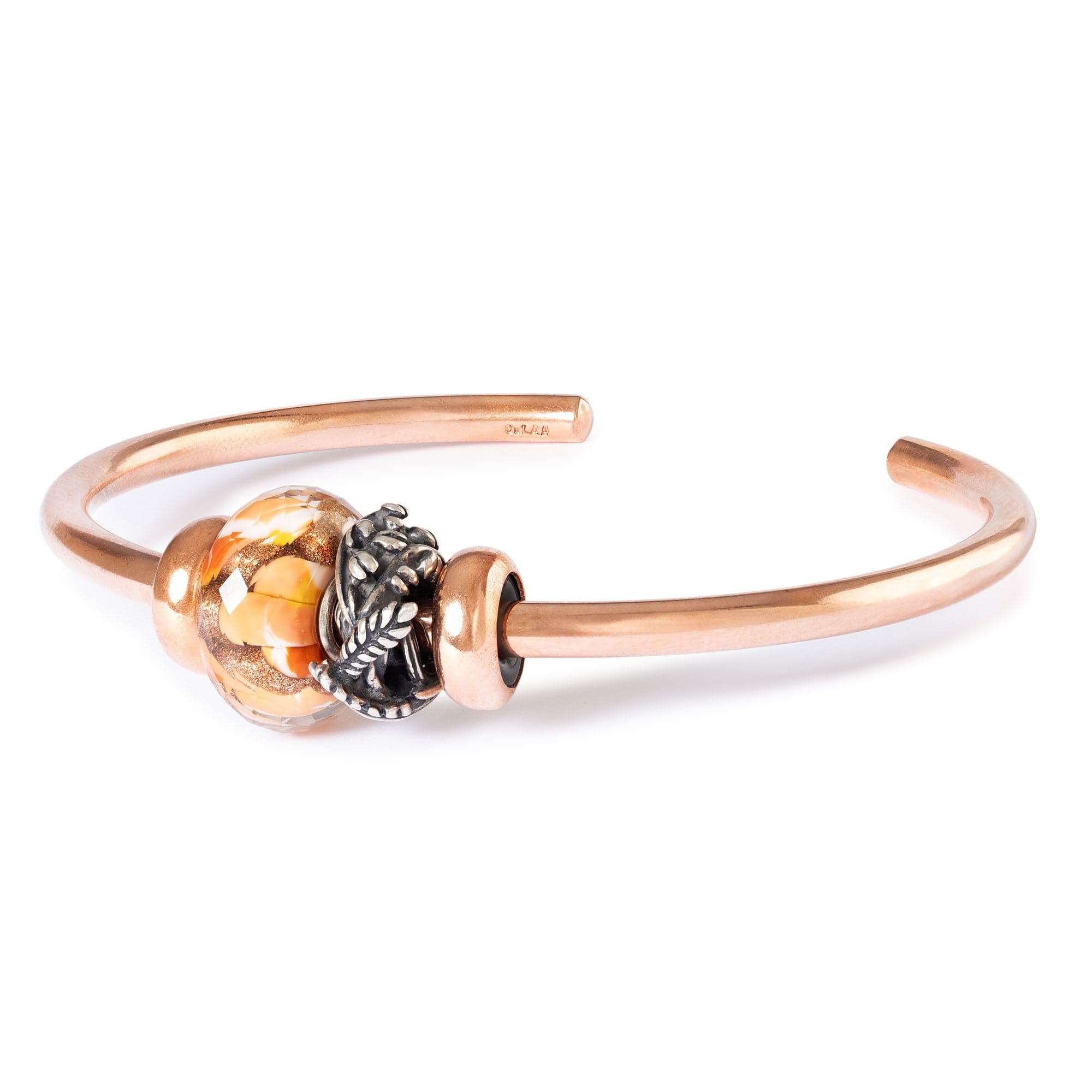 Golden Harvest Copper Bangle - L