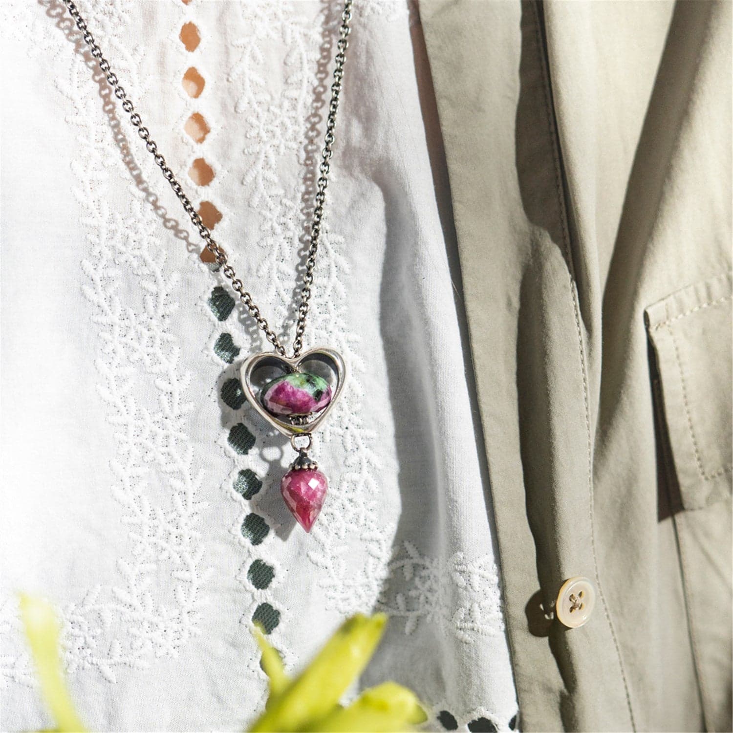 Ruby Zoisite Bead 11