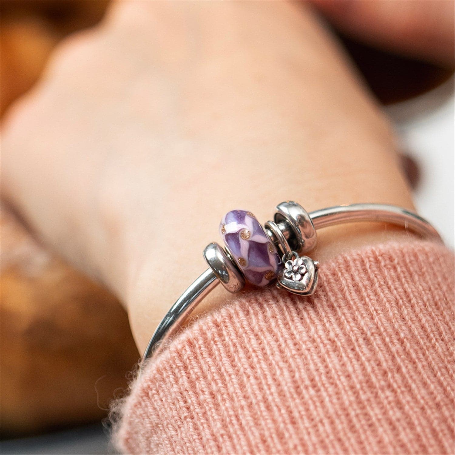 Heart Blossom Bangle - S 2
