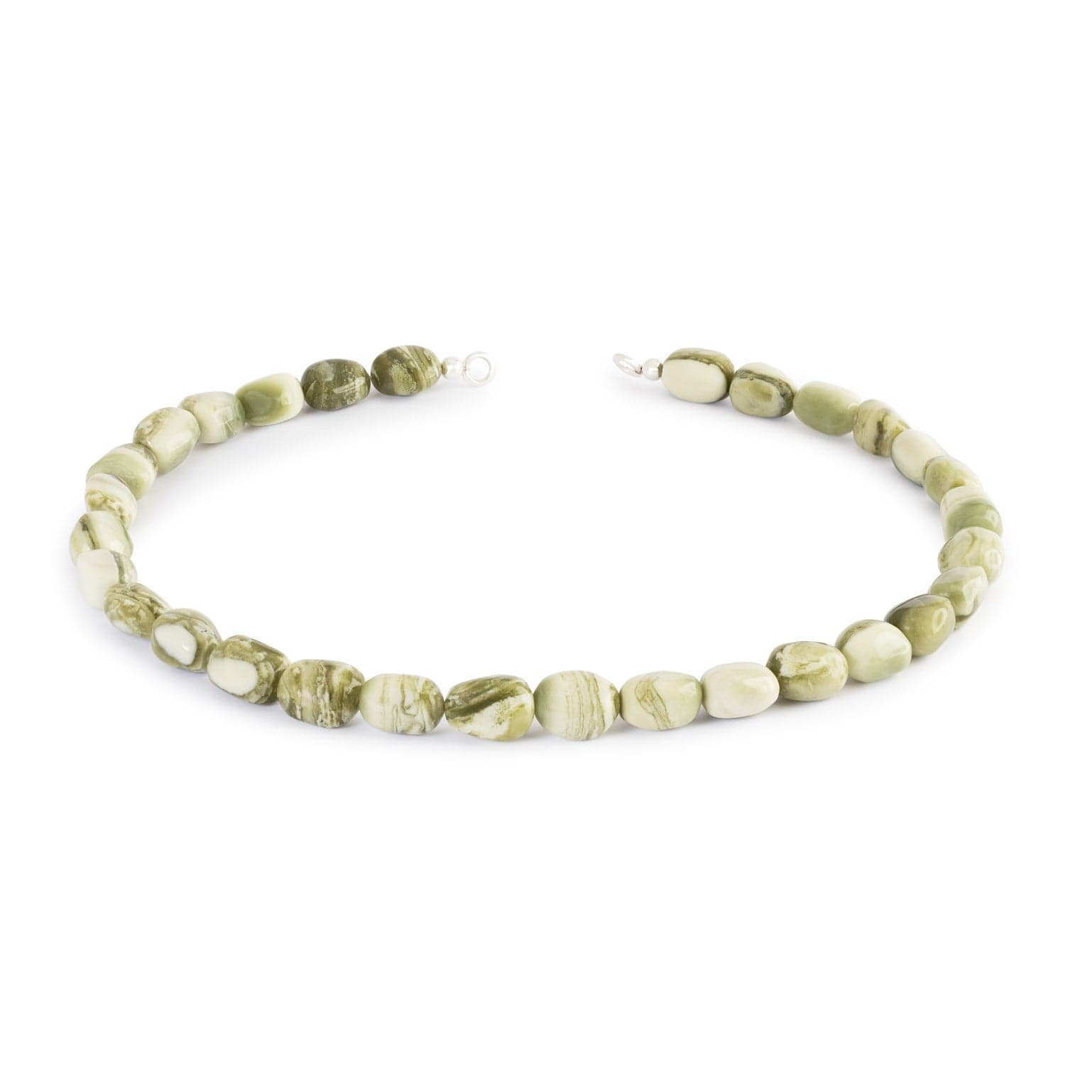 Green Yellow Calcite You Necklace - 16.5